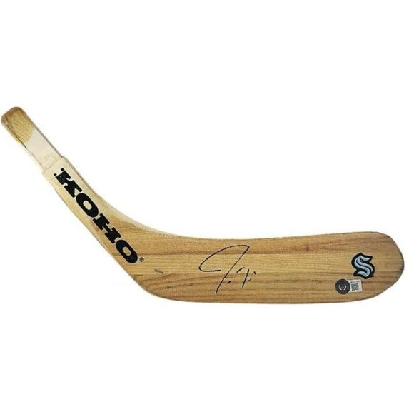 Jordan Eberle Signed Seattle Kraken Hockey Stick Blade Proof Beckett Autographed - Picture 3 of 7